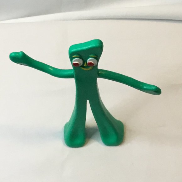 Gumby Green Rubber Figure Prema Toy Co Bendable 6" Tall Poseable Action Figure - Picture 2 of 5